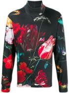 Paul Smith Floral Print Sweater - Black