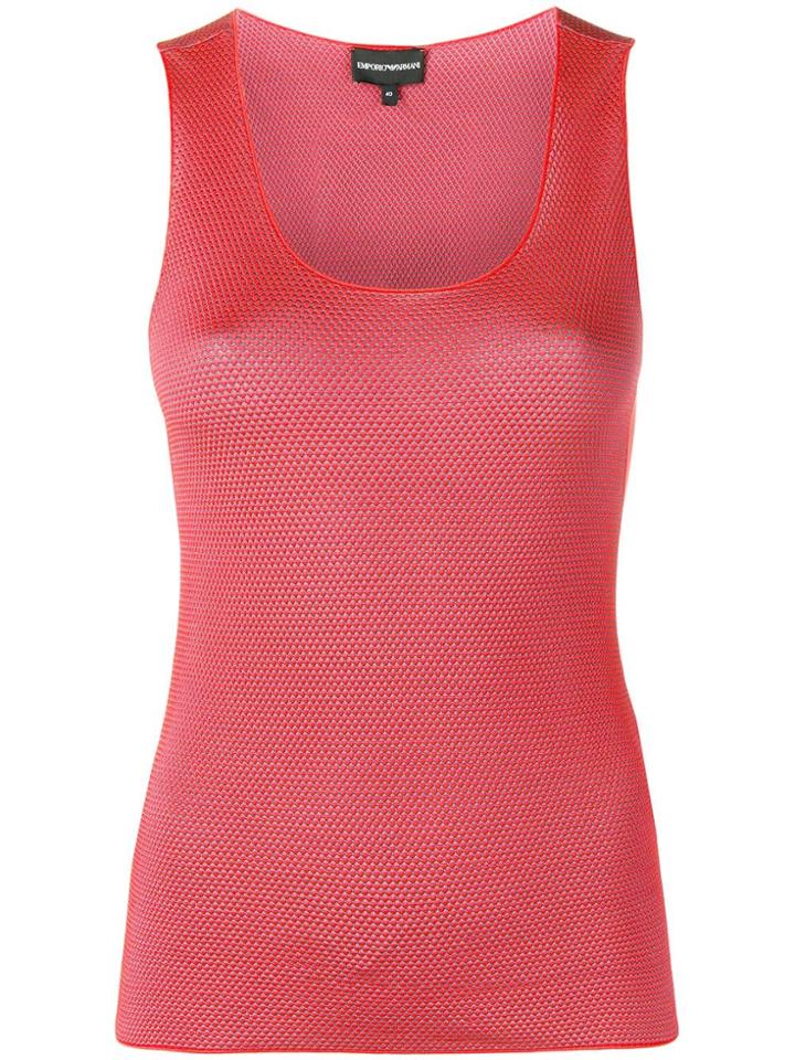Emporio Armani Textured Tank Top
