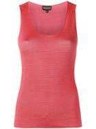 Emporio Armani Textured Tank Top