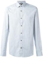 Michael Kors Textured Shirt, Men's, Size: Xl, Grey, Cotton