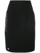 Red Valentino Classic Pencil Skirt - Black