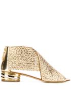 Casadei Gold Barbarella Sandals