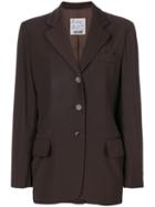 Moschino Pre-owned Classic Blazer - Brown