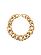 Givenchy Vintage 1980's Oversized Chain Link Necklace - Gold