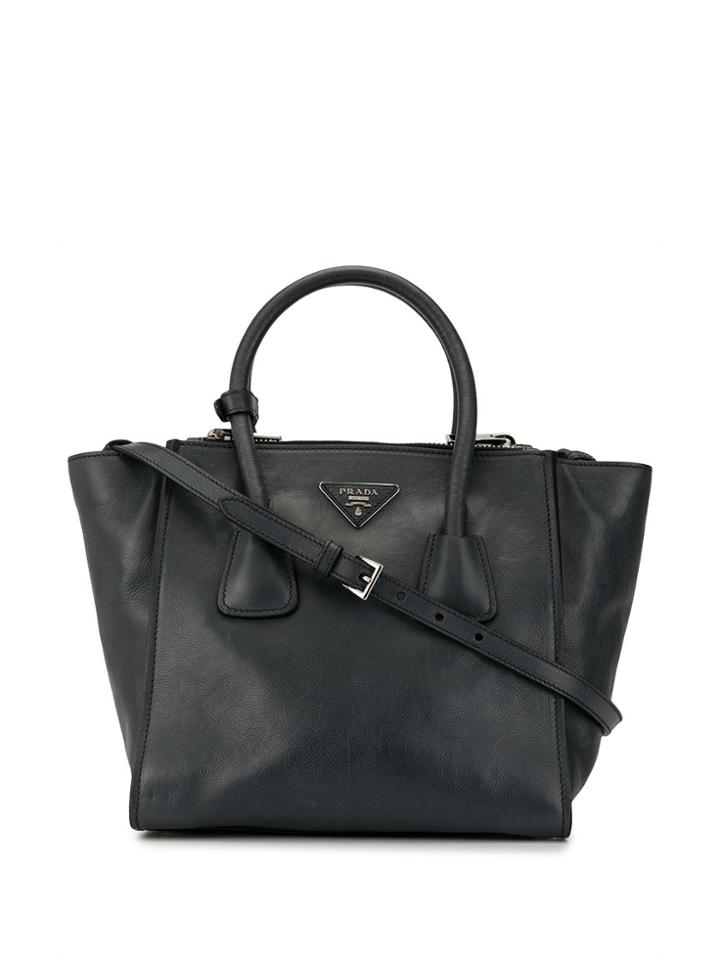 Prada Pre-owned Trapeze 2way Bag - Blue