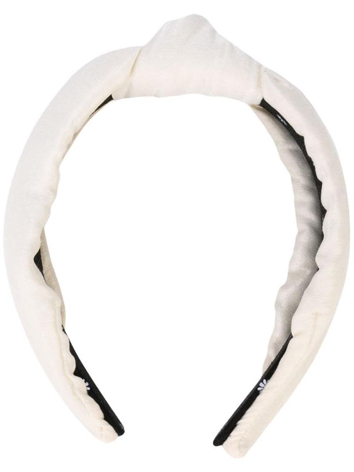Lele Sadoughi Leather Hairbnd - White