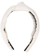 Lele Sadoughi Leather Hairbnd - White