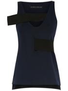 Gloria Coelho Tank Top With Strap Detail - Blue