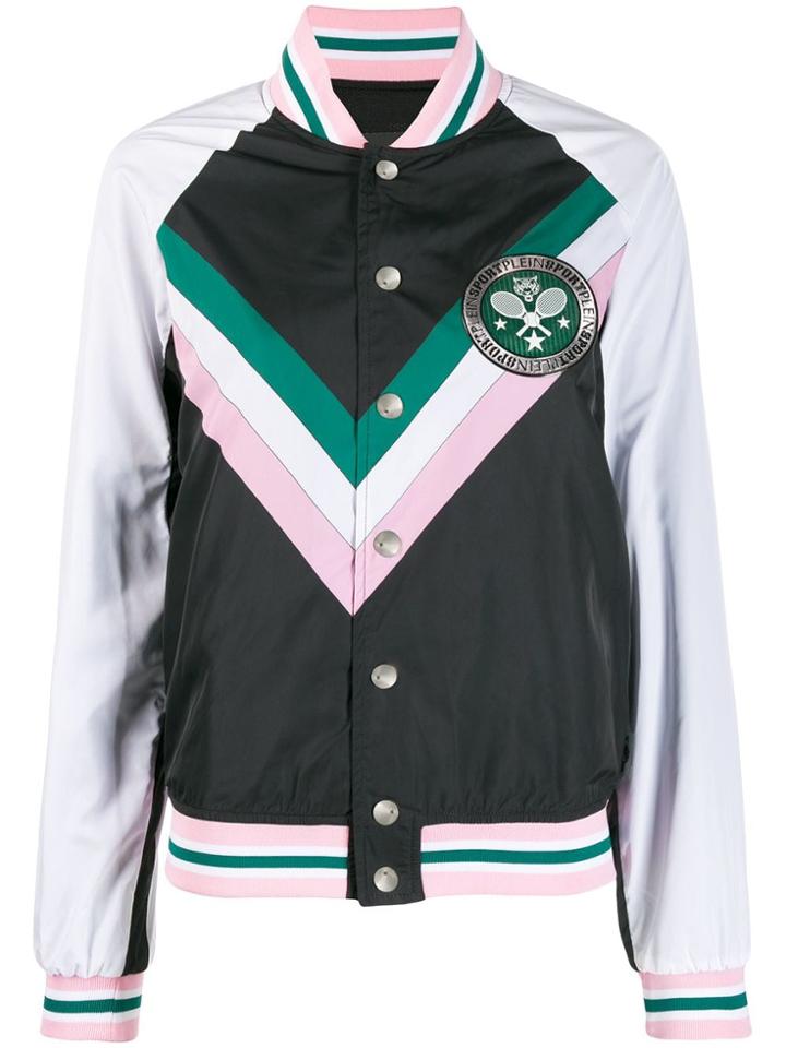 Plein Sport Tennis Bomber Jacket - Black