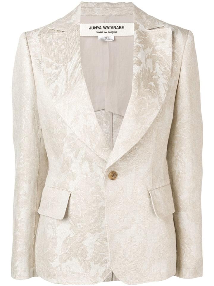 Junya Watanabe Brocade Blazer - Neutrals