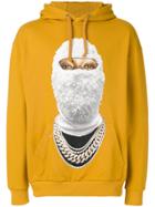 Ih Nom Uh Nit Graphic Print Hoodie - Yellow & Orange