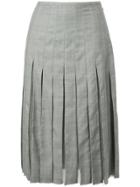 Gabriela Hearst Pleated Midi Skirt - Black