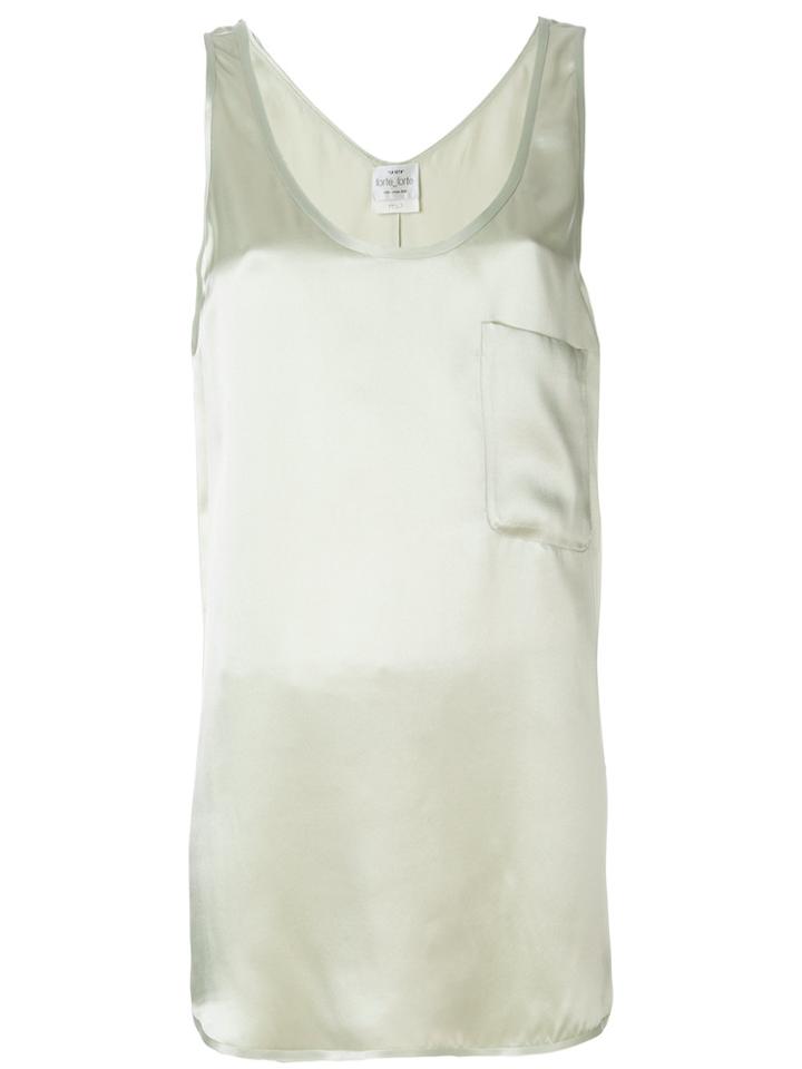 Forte Forte Longline Tank Top - Green