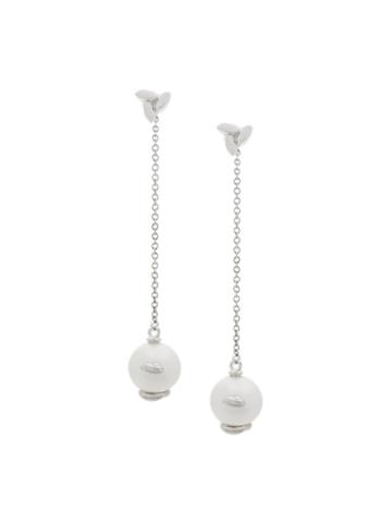 Bea Bongiasca Drop Pearl Earrings - Metallic