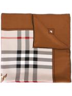 Burberry Classic Check Scarf, Women's, Brown, Silk