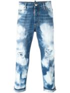 Dsquared2 Glamhead Highly Bleached Jeans, Men's, Size: 52, Blue, Cotton