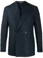 Corneliani Giacca Quadri - Blue