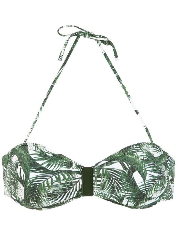 Track & Field Maya Bandeau Bikini Top - Green