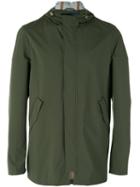Herno Hooded Jacket, Men's, Size: 50, Green, Polyamide