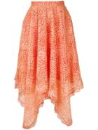 Olympiah Petale Lace Skirt - Orange