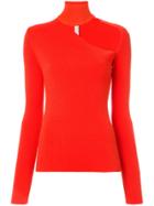 Dion Lee Cut-out Sweater - Red