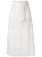 Ermanno Scervino - High-waisted Lace Skirt - Women - Silk/ramie/polyamide/viscose - 38, White, Silk/ramie/polyamide/viscose