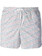 Fefe Glasses Print Swim Shorts