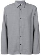 Nn07 Classic Plain Shirt - Grey