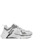 Ash Leather Panelled Sneakers - White