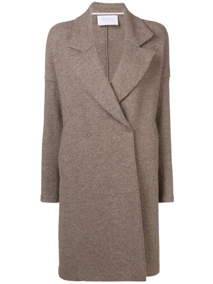 Harris Wharf London Oversized Coat - Neutrals