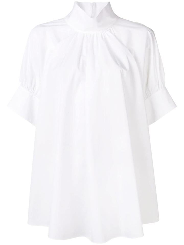 The Row Abel High-neck Blouse - White