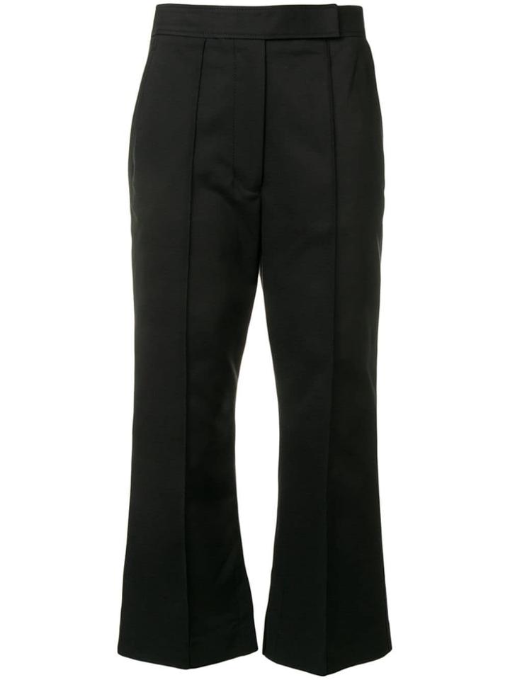 3.1 Phillip Lim Cropped Flared Trousers - Black