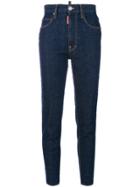 Dsquared2 High Waisted Twiggy Jeans - Blue