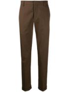 Prada Tailored Gabardine Trousers - Brown