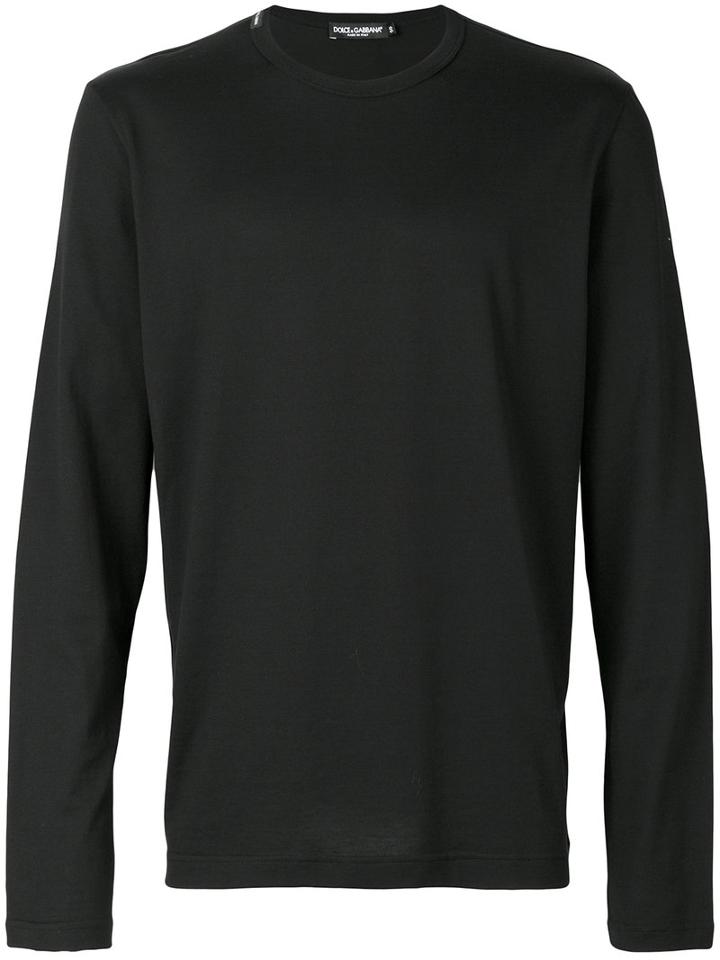 Dolce & Gabbana - Crewneck Sweatshirt - Men - Cotton - 54, Black, Cotton