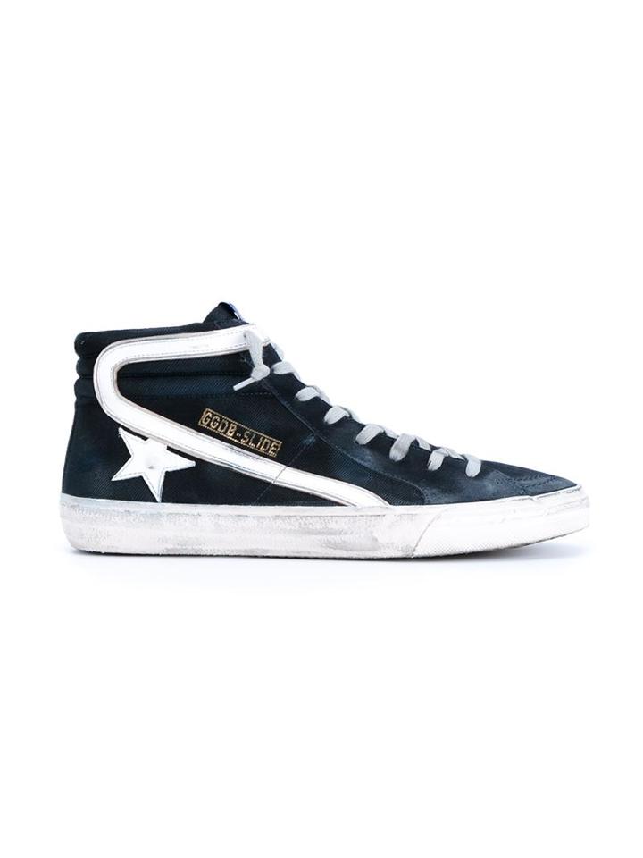 Golden Goose Deluxe Brand Distressed Suede And Leather Sneakers