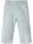 Etro Chino Shorts, Men's, Size: 46, Grey, Cotton/spandex/elastane
