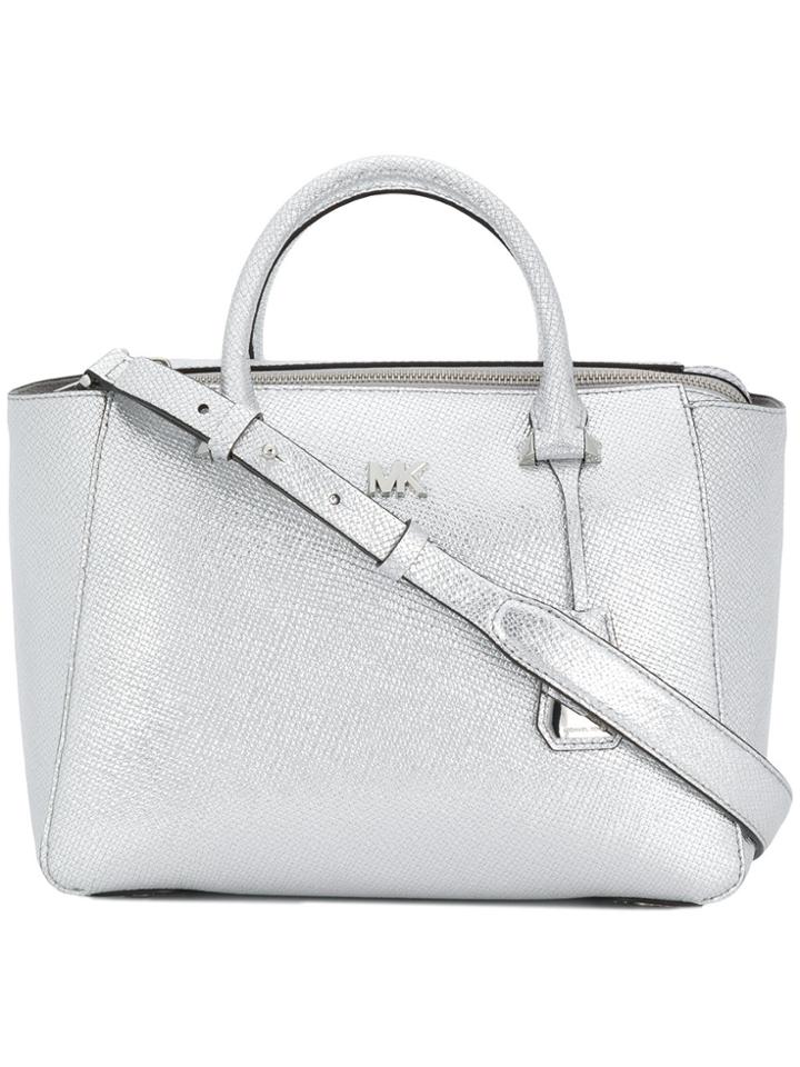 Michael Michael Kors Metallic Structured Tote Bag