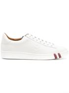 Bally Stitched B Sneakers - White