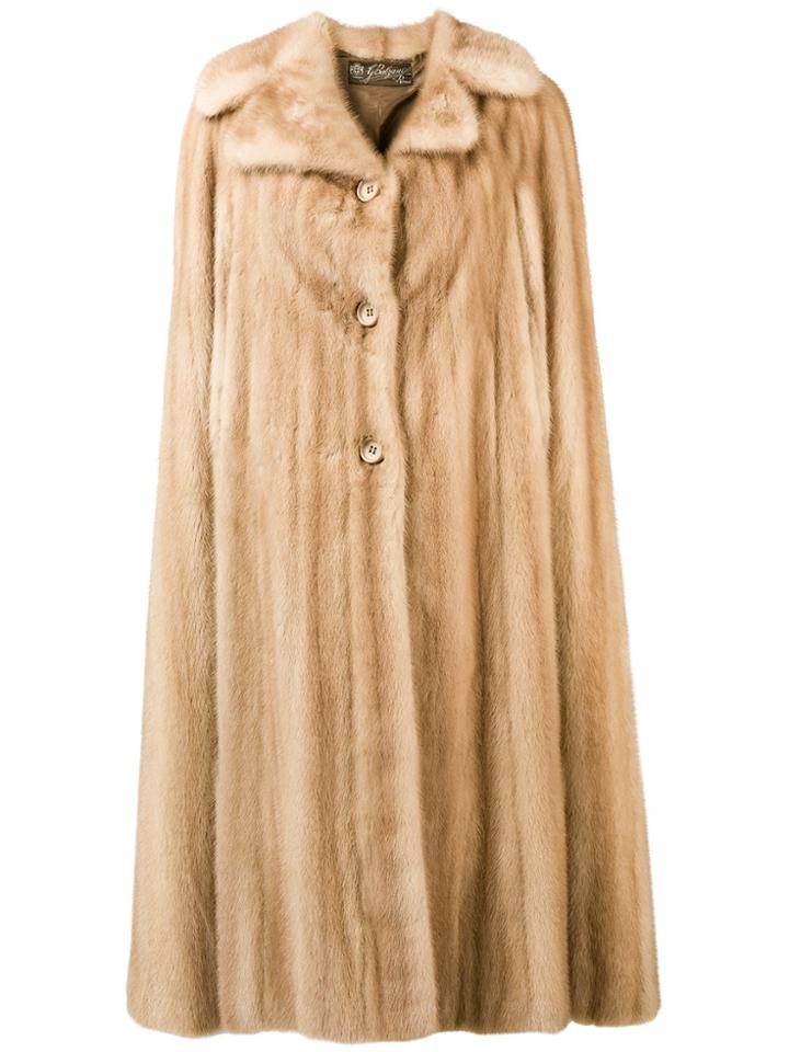 A.n.g.e.l.o. Vintage Cult Buttoned Coat - Nude & Neutrals