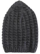 Werkstatt:münchen Cap Scales Button, Adult Unisex, Grey, Cashmere