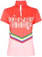 Mira Mikati New Rest Printed Scuba Top - Red