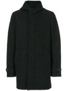 Harris Wharf London Hooded Coat - Grey