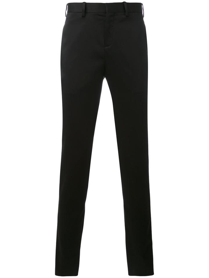 Neil Barrett - Tailored Trousers - Men - Cotton/polyester/polyurethane/cupro - 50, Black, Cotton/polyester/polyurethane/cupro