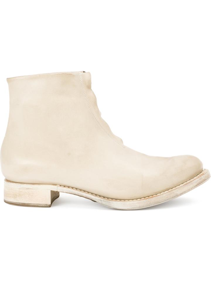 Cherevichkiotvichki Zipped Ankle Boots - White