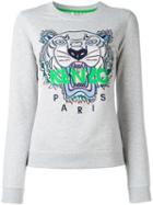 Kenzo Tiger Sweatshirt, Women's, Size: Large, Grey, Cotton