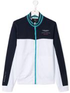 Hackett Kids Aston Martin Racing Print Sweatshirt - White