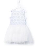 Charabia Lace And Tulle Dress, Girl's, Size: 8 Yrs, White