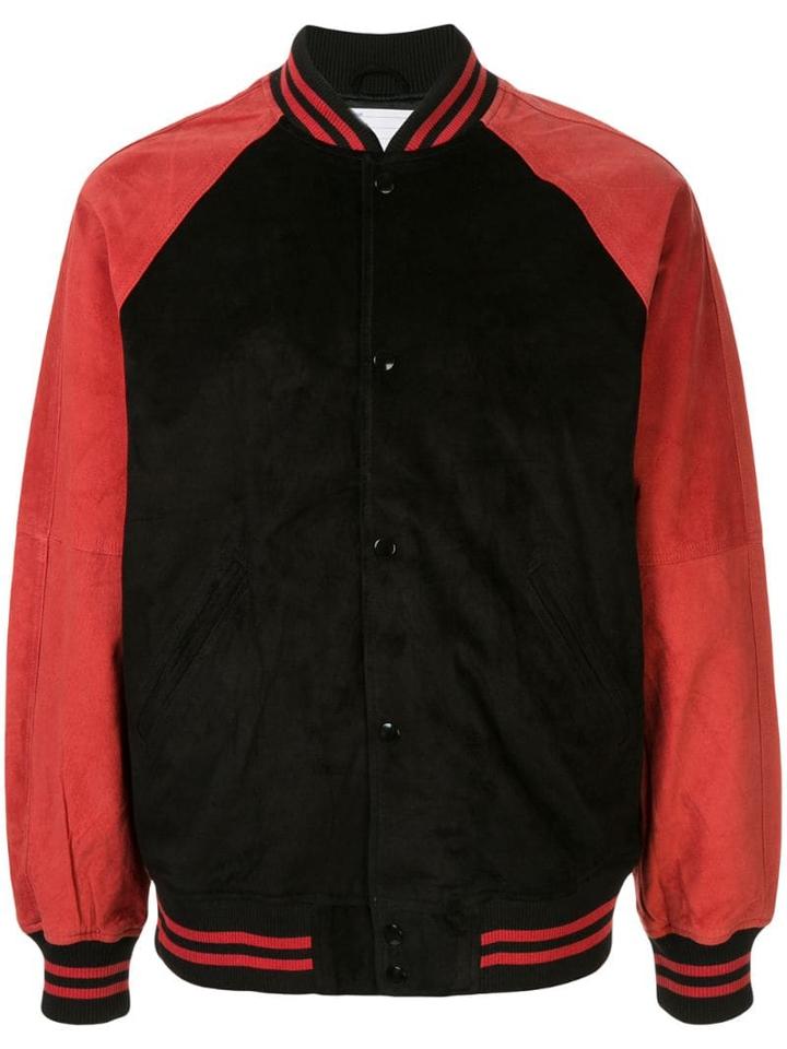 Supreme Suede Varsity Jacket - Black