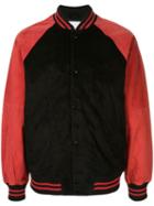 Supreme Suede Varsity Jacket - Black